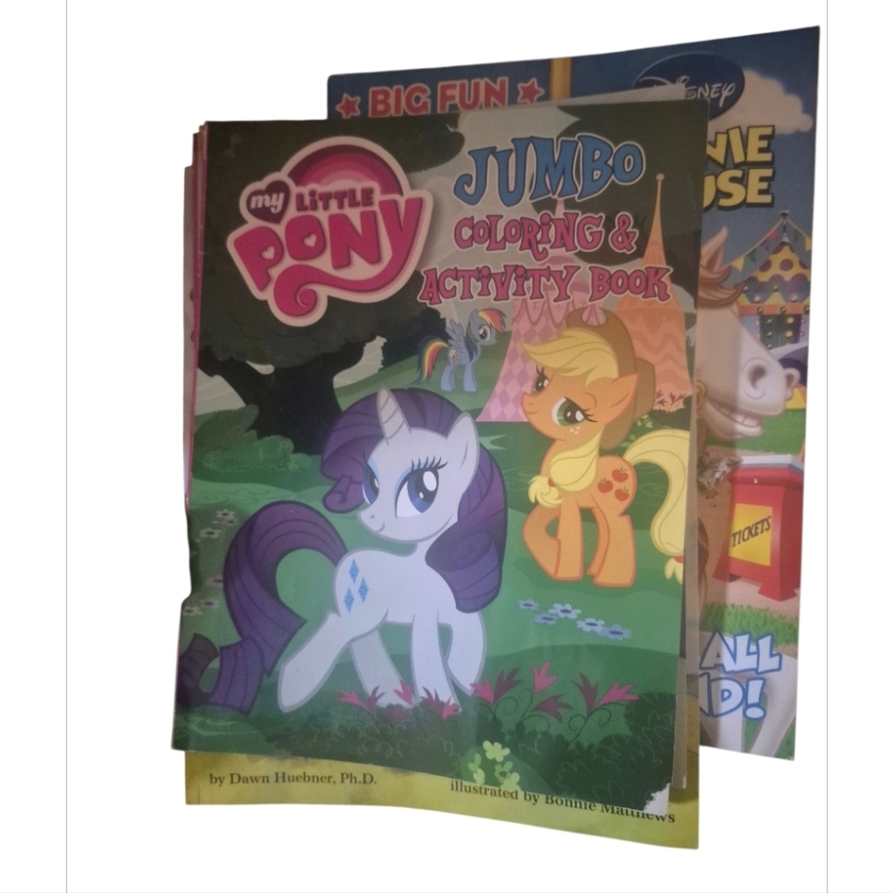 My Little Pony Jumbo Coloring & Activity Book - Green Cover & MORE